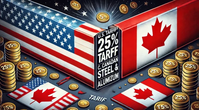 Trump’s Bold Move: Additional 25% Tariff on Canadian Steel and Aluminum Additional 25% Tariff on Canadian Steel and Aluminum Graphic