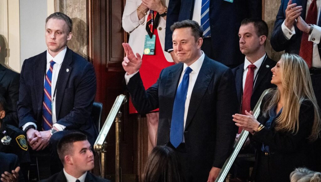 Elon Musk seen in Congress before 3.2 Million people aged 120+ receiving social security have been marked as Deceased by DOGE.