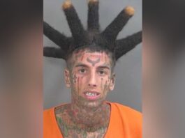 Franky Venegas arrested in Florida on drug and gun charges, mug shot.