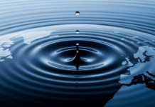 America’s Inflation and the 2026 Global Economy Global map as water with ripples from US.