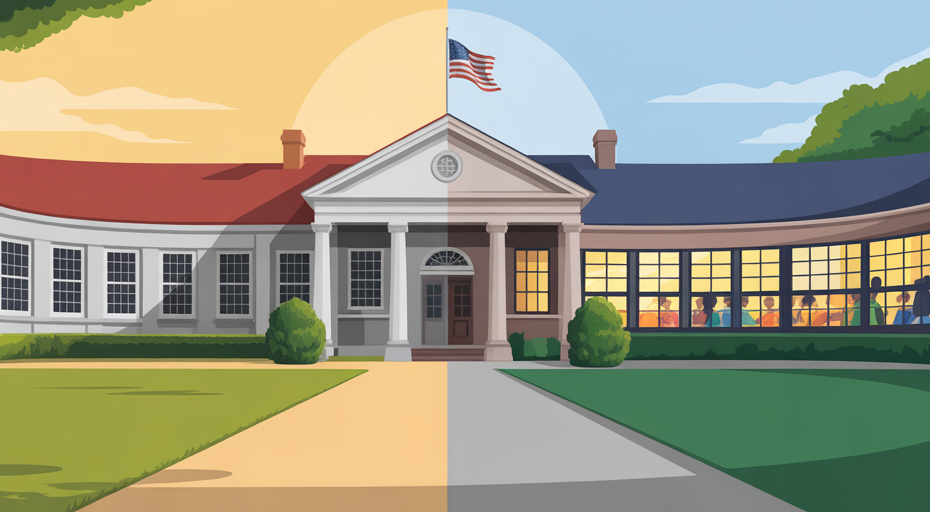 Ideological divide in American education reform